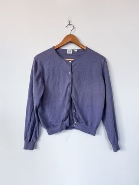 3/$20⚡️ Purple Gap Long Sleeve Button Up Cardigan Sweater Crewneck Knit